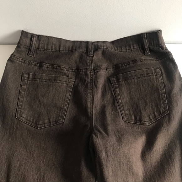 Diane Gilman Chocolate Brown Regular Rise Winter Jeans - Picture 12 of 16